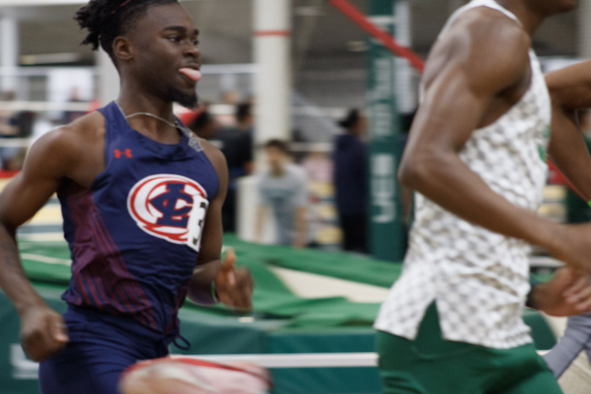 Derrick Harris sprinting