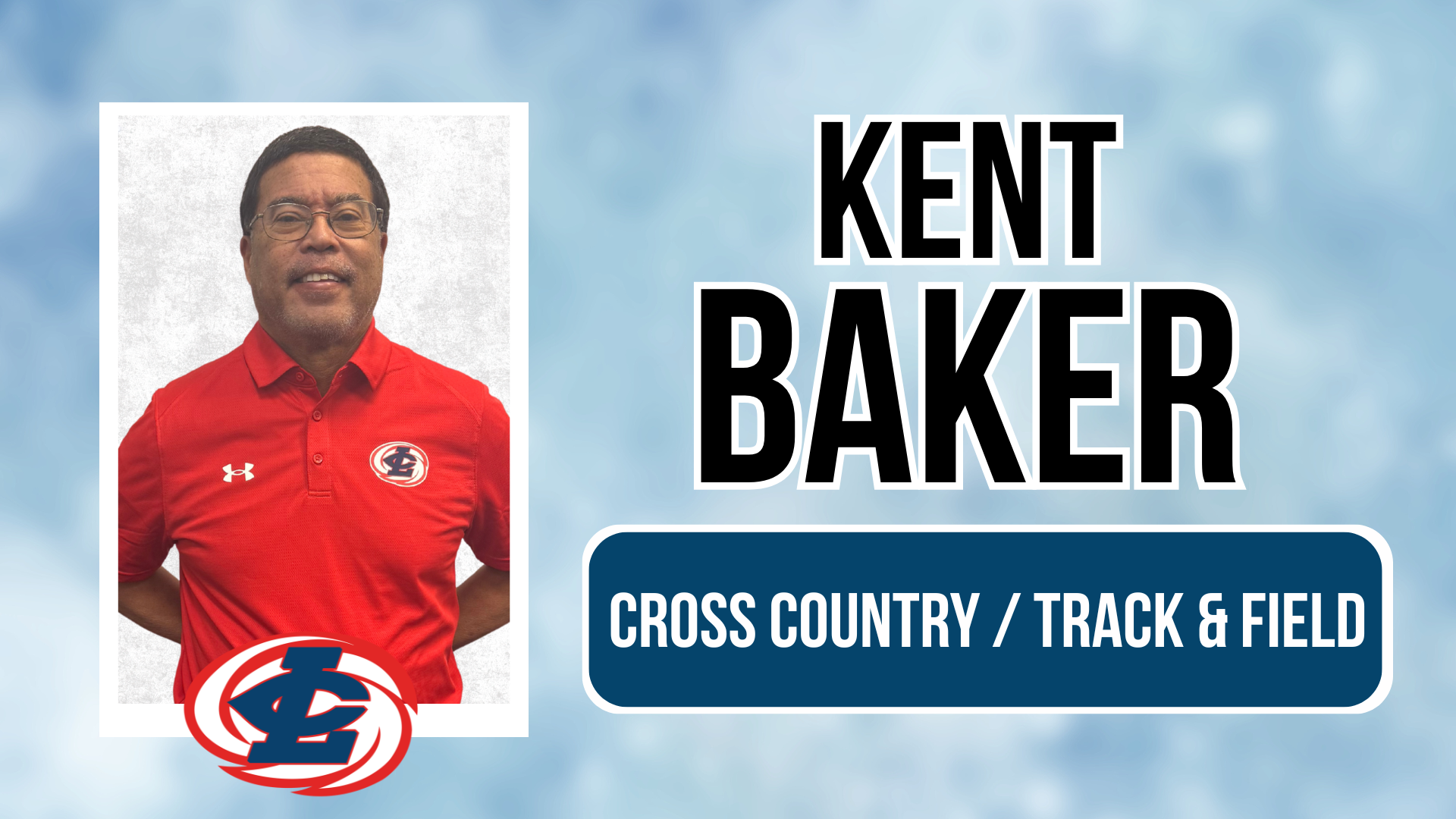 Kent Baker Cross Country Track and Field Announcement Graphic
