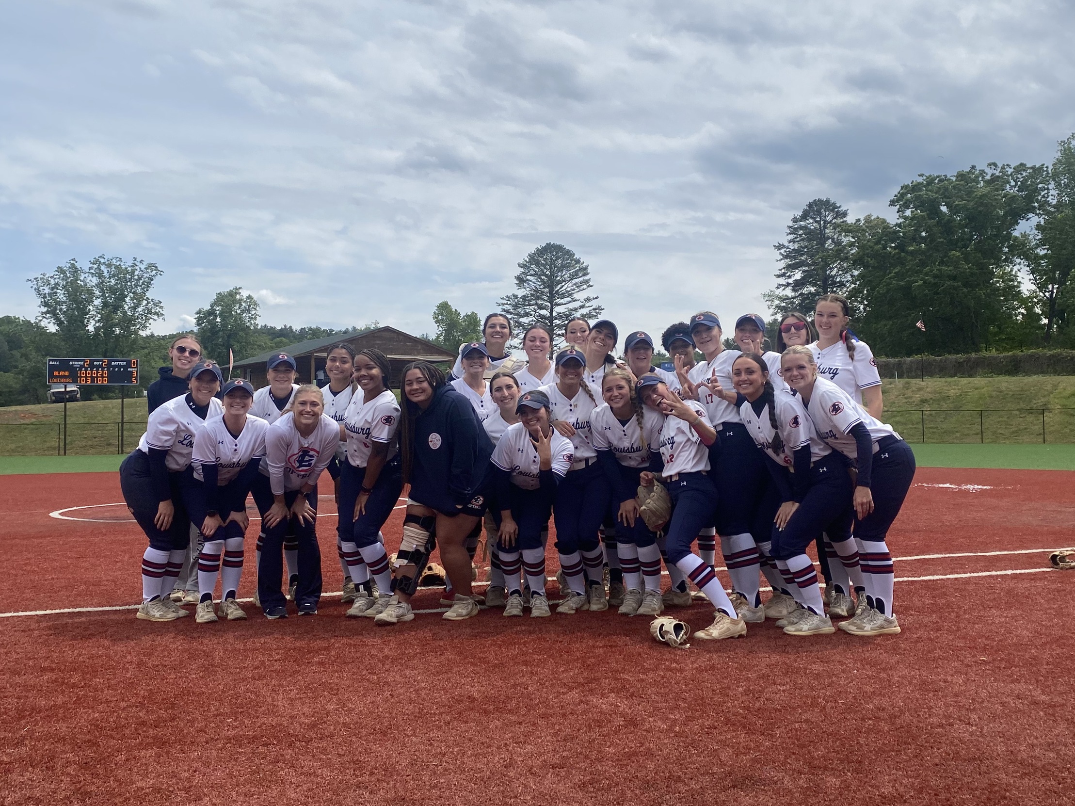 Softball Team Picture after winning Championship