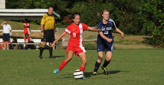 #10 Women's Soccer Dominates Wake Tech